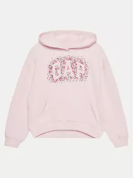 Толстовка обычного кроя Gap, розовый