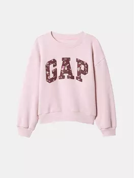 Толстовка обычного кроя Gap, розовый