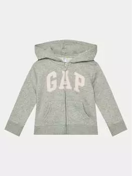 Толстовка обычного кроя Gap, серый