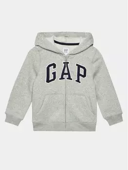 Толстовка обычного кроя Gap, серый