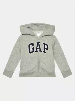 Толстовка обычного кроя Gap, серый