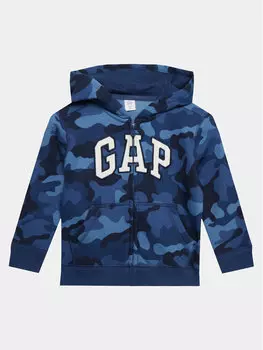 Толстовка обычного кроя Gap, синий