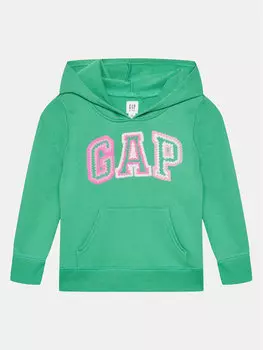 Толстовка обычного кроя Gap, зеленый