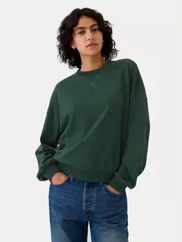 Толстовка обычного кроя Gap, зеленый