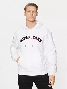 Толстовка обычного кроя Guess Jeans, белый