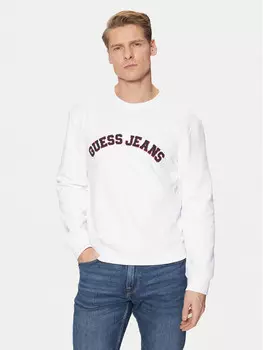 Толстовка обычного кроя Guess Jeans, белый