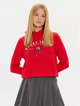 Толстовка обычного кроя Guess Jeans, красный