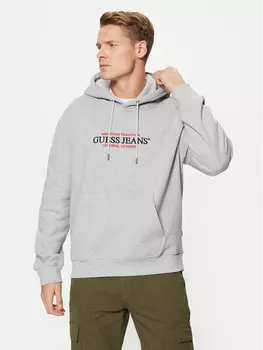 Толстовка обычного кроя Guess Jeans, серый