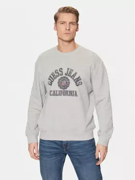 Толстовка обычного кроя Guess Jeans, серый
