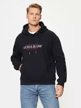 Толстовка обычного кроя Guess Jeans, синий