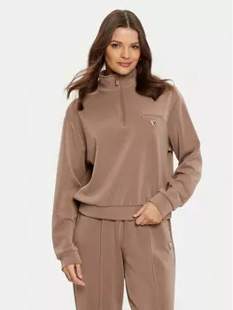 Толстовка обычного кроя Guess, коричневый