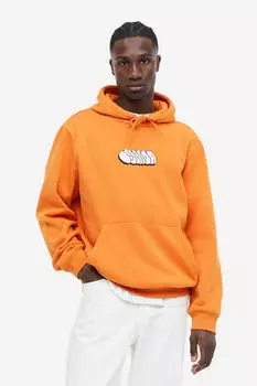 Толстовка обычного кроя H&M, оранжевый