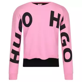 Толстовка обычного кроя Hugo, розовый