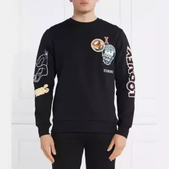 Толстовка обычного кроя Iceberg, черный