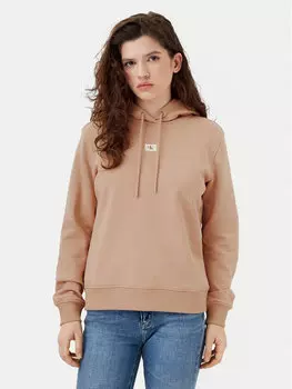 Толстовка обычного кроя J20J225085 Calvin Klein Jeans, бежевый