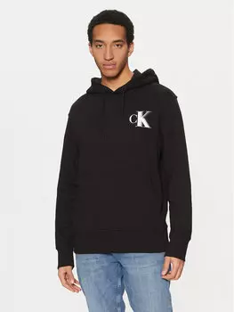 Толстовка обычного кроя J30J327476 Calvin Klein Jeans, черный
