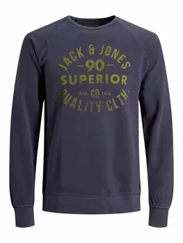 Толстовка обычного кроя JACK & JONES, морской синий