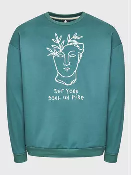 Толстовка обычного кроя Kaotiko, зеленый