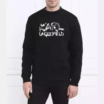 Толстовка обычного кроя Karl Lagerfeld, черный