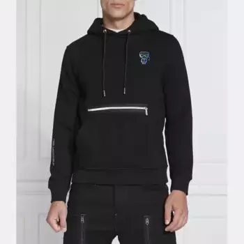 Толстовка обычного кроя Karl Lagerfeld, черный