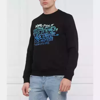 Толстовка обычного кроя Karl Lagerfeld, черный