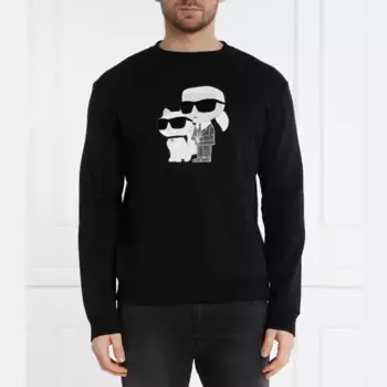 Толстовка обычного кроя Karl Lagerfeld, черный