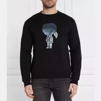Толстовка обычного кроя Karl Lagerfeld, черный
