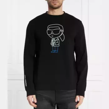 Толстовка обычного кроя Karl Lagerfeld, черный