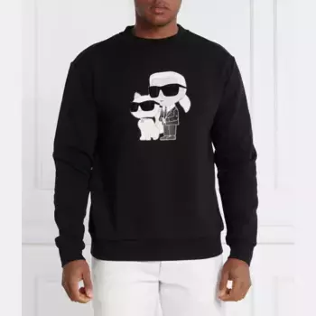 Толстовка обычного кроя Karl Lagerfeld, черный