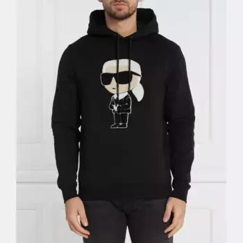 Толстовка обычного кроя Karl Lagerfeld, черный