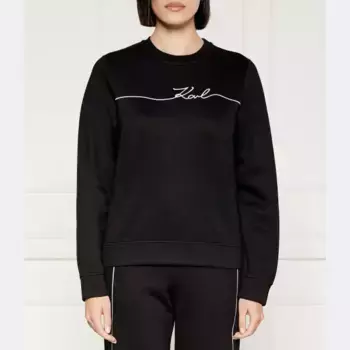 Толстовка обычного кроя Karl Lagerfeld, черный
