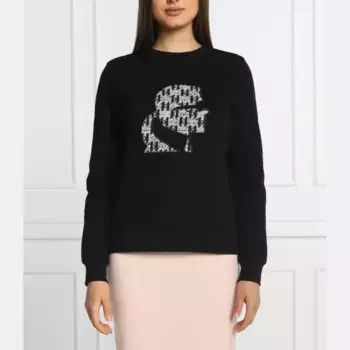 Толстовка обычного кроя Karl Lagerfeld, черный