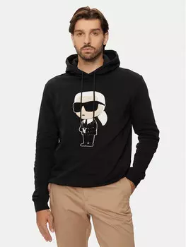 Толстовка обычного кроя Karl Lagerfeld, черный