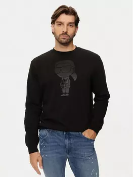 Толстовка обычного кроя Karl Lagerfeld, черный