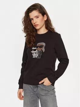 Толстовка обычного кроя Karl Lagerfeld, черный