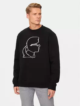Толстовка обычного кроя Karl Lagerfeld, черный
