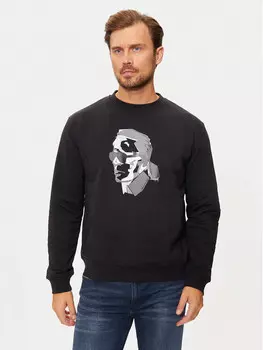 Толстовка обычного кроя Karl Lagerfeld, черный