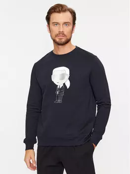 Толстовка обычного кроя Karl Lagerfeld, синий