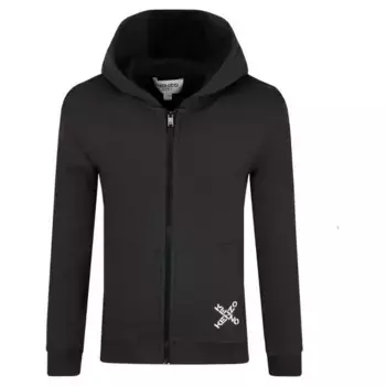 Толстовка обычного кроя Kenzo Kids, черный