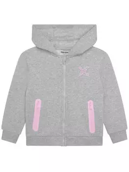 Толстовка обычного кроя Kenzo Kids, серый