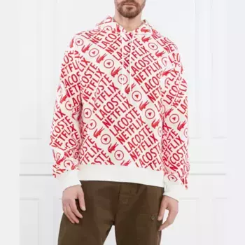 Толстовка обычного кроя Lacoste, белый