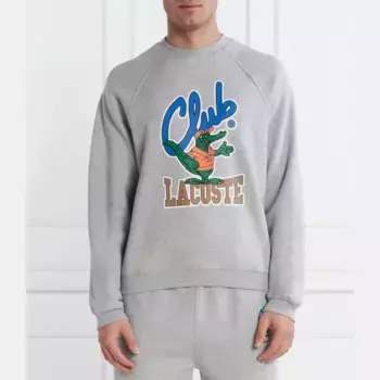 Толстовка обычного кроя Lacoste, серый