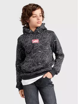 Толстовка обычного кроя Lee, серый