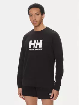 Толстовка обычного кроя Logo Crew 30395 Helly Hansen, черный
