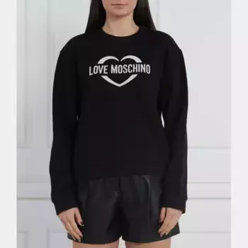 Толстовка обычного кроя Love Moschino, черный