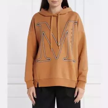 Толстовка обычного кроя Max Mara, коричневый