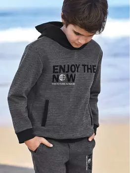 Толстовка обычного кроя Mayoral, серый