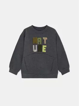 Толстовка обычного кроя Mayoral, серый