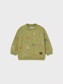 Толстовка обычного кроя Mayoral, зеленый