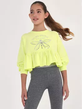 Толстовка обычного кроя Mayoral, зеленый